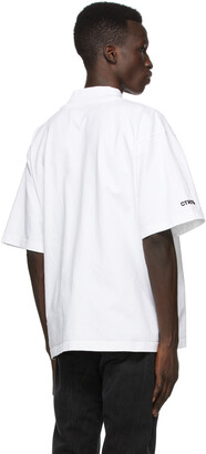 Heron Preston White 'Style' Mock Neck T-Shirt - ShopStyle